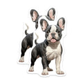 (2 Pack) French Bulldog Magnets - Cute Frenchie Puppy - Dog Lover Accessory - Refrigerator Decor for Pet Owners - 5 Inches On Longest Side - Thick Durable Magnet - Made in USA - MAG28462
