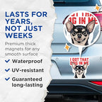 (2 Pack) I Got That Dog in Me Magnets - Funny Dog Art - Humor Fridge Magnets - 5" On Longest Side - for Cars, Fridges, Toolboxes - Made in USA - MAG5595