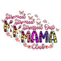 (3 Pack) Stressed Out Mama Club Decals - Laptop Decal - Colorful Mama Club Decals - 3 Inches On Longest Side - Easy Peel & Apply - Made in USA - 3MCS7226