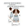 (2 Pack) German Shorthaired Pointer Magnets - Cute Dog Magnets - Animal Fridge Magnets - Puppy Pet Magnets - 5" On Longest Side - for Cars, Fridges, Toolboxes - Made in USA - MAG7301