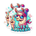 (2 Pack) Llama Magnets - Cool Alpaca - Fridge Magnets - 5" On Longest Side - Premium Magnet - for Cars, Refrigerators, Toolboxes, Lockers - Made in USA - MAG15126