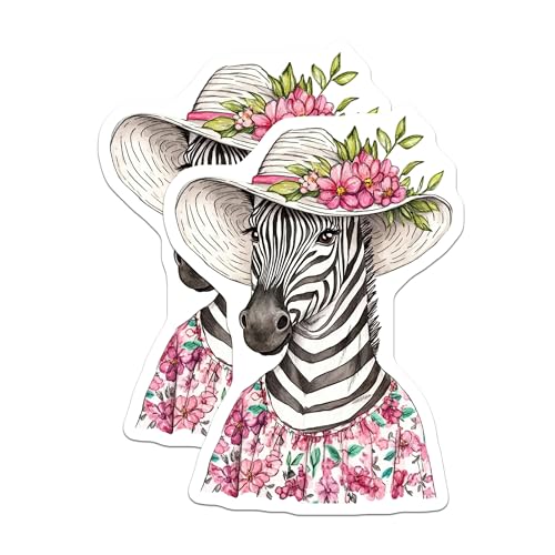 (2 Pack) Cute Animal Magnet - Fun Refrigerator Decor - Unique Fridge Art - 5" On Longest Side - Sticks to Smooth Flat Surfaces - Made in USA - MAG9498