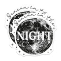 (2 Pack) Beacon in The Night Magnets - Celestial Night Sky Magnets - Inspirational Quote Magnets - 5" On Longest Side - for Cars, Refrigerators, Toolboxes, Lockers - Made in USA BMCS3359