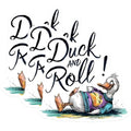 (3 Pack) Duck and Roll Decals - Funny Animal Stickers - Quirky Laptop Decal - 3 Inches On Longest Side - Easy Peel & Apply - Made in USA - 3MCS7284