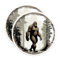 (2 Pack) Bigfoot Sasquatch Magnets - Cryptid Forest Decor - Outdoorsman Refrigerator Magnet - 5 Inches On Longest Side - Thick Durable Magnet - Made in USA - MAG28858