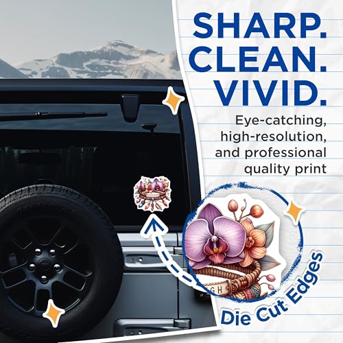 (2 Pack) Vibes High Stickers - 5" On Longest Side - Sticks to Smooth Flat Surfaces - Made in USA - BMCS8842 - BMCS8842