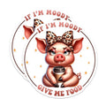 (2 Pack) If I'm Moody Give Me Food Magnets - 5" On Longest Side - for Cars, Fridges, Toolboxes - Made in USA - MAG7941