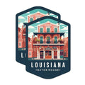 (2 Pack) Louisiana State and Capitol Magnets - LA State Magnet - Choose from 50 States - 5" On Longest Side - Premium Magnet - for Cars, Refrigerators, Toolboxes, Lockers - Made in USA - MAG1474