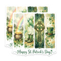 (2 Pack) St Patricks Day Magnets - Lucky Irish Decor - Saint Patty's Day Celebration - 5" On Longest Side - Premium Magnet - for Cars, Refrigerators, Toolboxes, Lockers - Made in USA - MAG15917