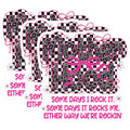 (3 Pack) Motherhood Decals - Rocking Mom Life - Leopard Print Bow Decals - 3 Inches On Longest Side - Easy Peel & Apply - Made in USA - 3MCS8328