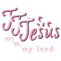 (3 Pack) Jesus My Lord Decals - Christian Decals - Religious Laptop Stickers - 3 Inches On Longest Side - Easy Peel & Apply - Made in USA - 3MCS7696