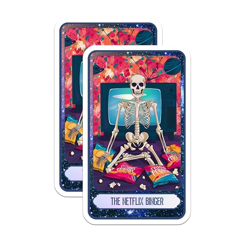 (2 Pack) Quirky Halloween Decor Magnet - 5" On Longest Side - Sticks to Smooth Flat Surfaces - Made in USA - MAG10004