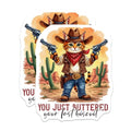 (2 Pack) Cowboy Cat Magnets - Funny Cat Magnets - Western Themed Refrigerator Magnets - 5" On Longest Side - for Cars, Fridges, Toolboxes - Made in USA - MAG4236