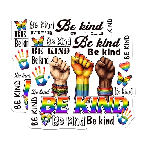 (2 Pack) Be Kind Magnets - Motivational Decor - Positive Affirmation - 5" On Longest Side - for Cars, Fridges, Toolboxes - Made in USA - MAG8263