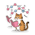 (2 Pack) Chemistry Cat Magnets - Science Student Decor - Teacher Appreciation for Chemists - 5 Inches On Longest Side - Thick Durable Magnet - Made in USA - MAG37544