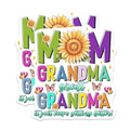 (2 Pack) Mom Grandma Magnets Magnets - Great Grandma - Inspirational Family Decor - 5" On Longest Side - Made in USA - Sticks to Refrigerators & Metal Surfaces - MAG8465