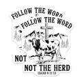 (2 Pack) Follow The Word Magnets - Christian - Inspirational Bible Verse Magnets - Faith-Based Refrigerator Magnets - 5" On Longest Side - for Cars, Fridges, Toolboxes - Made in USA - MAG4530