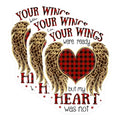 (3 Pack) Heart Wings Decals - Loss Remembrance - Grief Awareness Decal - 3 Inches On Longest Side - Easy Peel & Apply - Made in USA - 3MCS4880
