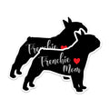 (2 Packs) Frenchie Mom Magnets - French Bulldog Magnets - 5 Inches On Longest Side - Premium Magnet - for Fridges, Toolboxes, Cars - Made in USA - MAG2472