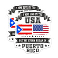 (2 Pack) USA Puerto Rico Magnets Magnets - Dual Flags - Puerto Rican Heritage - 5" On Longest Side - Made in USA - Sticks to Refrigerators & Metal Surfaces - MAG9011