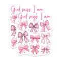 (2 Pack) God Says I Am Magnets - Christian Scripture Affirmations - Inspirational Bible Verse Decor for Girls - 5 Inches On Longest Side - Thick Durable Magnet - Made in USA - MAG30302