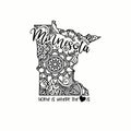 (3 Pack) Minnesota Decals - State Pride - Home Decor Decals - 3 Inches On Longest Side - Easy Peel & Apply - Made in USA - 3MCS7834