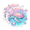 (2 Pack) Cute Marine Life Decor Magnet - 5" On Longest Side - Sticks to Smooth Flat Surfaces - Made in USA - MAG10096