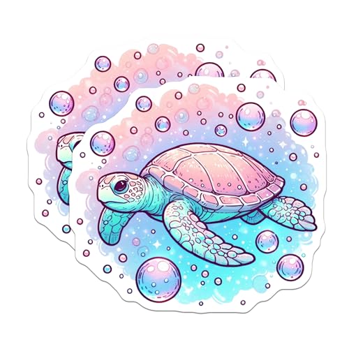 (2 Pack) Cute Marine Life Decor Magnet - 5" On Longest Side - Sticks to Smooth Flat Surfaces - Made in USA - MAG10096