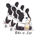 (3 Pack) Boba Bulldog Decals - Bubble Tea Lover - Laptop Decals - 3 Inches On Longest Side - Easy Peel & Apply - Made in USA - 3MCS6520
