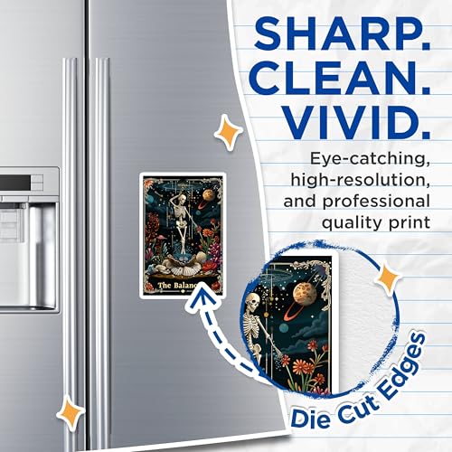 (2 Pack) Day of The Dead Decorations Magnet - 5" On Longest Side - Sticks to Smooth Flat Surfaces - Made in USA - MAG10012