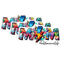 (3 Pack) Autism Mom Life Decals - Puzzle Piece Decal - Supportive Mom Decal - 3 Inches On Longest Side - Easy Peel & Apply - Made in USA - 3MCS6882