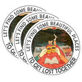 (3 Pack) Adventure Decals - Cozy Couple Decals - Camping Decal - 3 Inches On Longest Side - Easy Peel & Apply - Made in USA - 3MCS2946