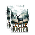 (2 Pack) Deer Hunting Magnets - Little Hunter Decor - Animal Silhouette Art Magnets - 5" On Longest Side - Premium Magnet - for Cars, Refrigerators, Toolboxes, Lockers - Made in USA - MAG16160