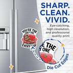 (2 Pack) Sloth Love Magnets - Youre The Only One I Tolerate Everyday - Cute Animal Magnets - Sloth Heart Magnet Pack - 5" On Longest Side - for Cars, Fridges, Toolboxes - Made in USA - MAG4616