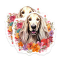 (2 Pack) Happy Spaniel Dog Magnets - Vibrant Floral Pet Decor - Dog Mom Refrigerator Accessory for Pet Owners - 5 Inches On Longest Side - Thick Durable Magnet - Made in USA - MAG25418