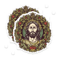 (2 Pack) Jesus Christ Magnets - Religious Christian Devotional Decor - Spiritual Faith Home Refrigerator Magnets - 5 Inches On Longest Side - Thick Durable Magnet - Made in USA - MAG30788