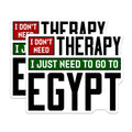(2 Pack) Egypt Travel Magnets - Funny Wanderlust Sayings - Adventure Seeker Refrigerator Souvenirs - 5 Inches On Longest Side - Thick Durable Magnet - Made in USA - MAG37834