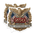 (2 Pack) 1776 Anniversary 2026 Magnets - American History - Patriot Decor - 5 Inches On Longest Side - Thick Durable Magnet - Made in USA - MAG39677