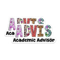 (2 Pack) Academic Advisor Magnets - Floral Leopard Print - Educational Office Decor - 5" On Longest Side - Premium Magnet - for Cars, Refrigerators, Toolboxes, Lockers - Made in USA - MAG14547