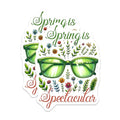 (2 Pack) Spring is Spectacular Magnets - Floral Design - Seasonal Sunshine Decor - 5" On Longest Side - for Cars, Fridges, Toolboxes - Made in USA - MAG8081