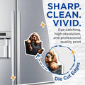 (2 Pack) Cute Dog Pocket Magnets - Animal Lovers - Home - Refrigerator Magnets - Ative Magnetic Art - 5" On Longest Side - for Cars, Fridges, Toolboxes - Made in USA - MAG3965