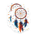 (2 Pack) Dreamcatcher Magnets - Puzzle Piece Art - Bohemian Fridge Decor - Autism Awareness - Spiritual Home Accent - 5 Inches On Longest Side - Thick Durable Magnet - Made in USA - MAG30952