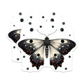 (2 Pack) Vintage Butterfly Stickers - Nature Insect Stickers - Retro Aesthetic Insect Decals - 5" On Longest Side - Sticks to Any Smooth Flat Surface - Made in USA - BMCS3391