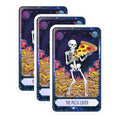 (3 Pack) Pizza Lover Decals - Skeleton Pizza - Funny Laptop Decal - 3 Inches On Longest Side - Easy Peel & Apply - Made in USA - 3MCS0032