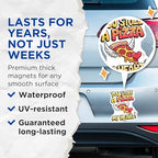 (2 Pack) You Stole A Pizza My Heart Magnets - Funny Kitchen - Cute Refrigerator Art - Unique Pizza Lovers Gifts - 5" On Longest Side - for Cars, Fridges, Toolboxes - Made in USA - MAG4617