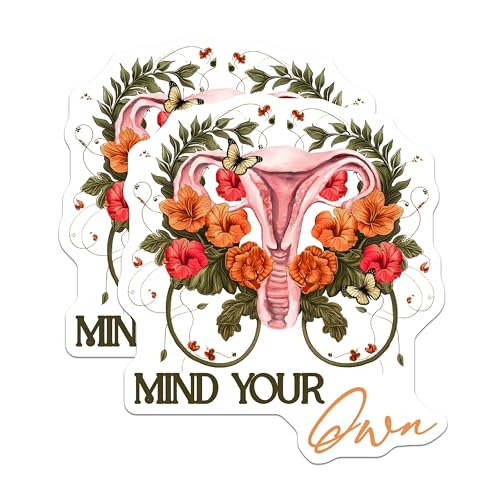 (2 Pack) Mind Your Own Magnets Magnets - Feminist Quote - Empowering Magnet - 5" On Longest Side - Made in USA - Sticks to Refrigerators & Metal Surfaces - MAG9028