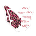 (2 Pack) Inspirational Quote Magnets - Leopard Print Butterfly - Motivation Decor - 5" On Longest Side - Premium Magnet - for Cars, Refrigerators, Toolboxes, Lockers - Made in USA - MAG17066