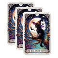 (3 Pack) Black Cat Decals - Witch Cat - Spooky Chapter Decals - 3 Inches On Longest Side - Easy Peel & Apply - Made in USA - 3MCS0284