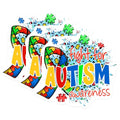 (3 Pack) Autism Awareness Decals - Puzzle Ribbon Decals - Fight for Autism Decal - 3 Inches On Longest Side - Easy Peel & Apply - Made in USA - 3MCS7940