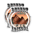(2 Pack) Arizona Desert Magnets - Cactus Decor - Southwestern Home Decor - 5" On Longest Side - Premium Magnet - for Cars, Refrigerators, Toolboxes, Lockers - Made in USA - MAG17649